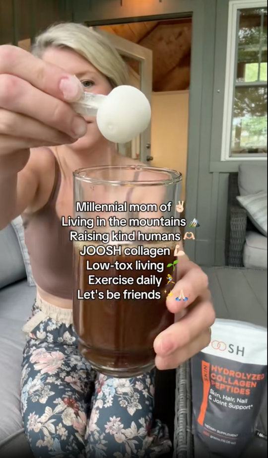 TikTok made me buy it and I love my JOOSH Collagen!